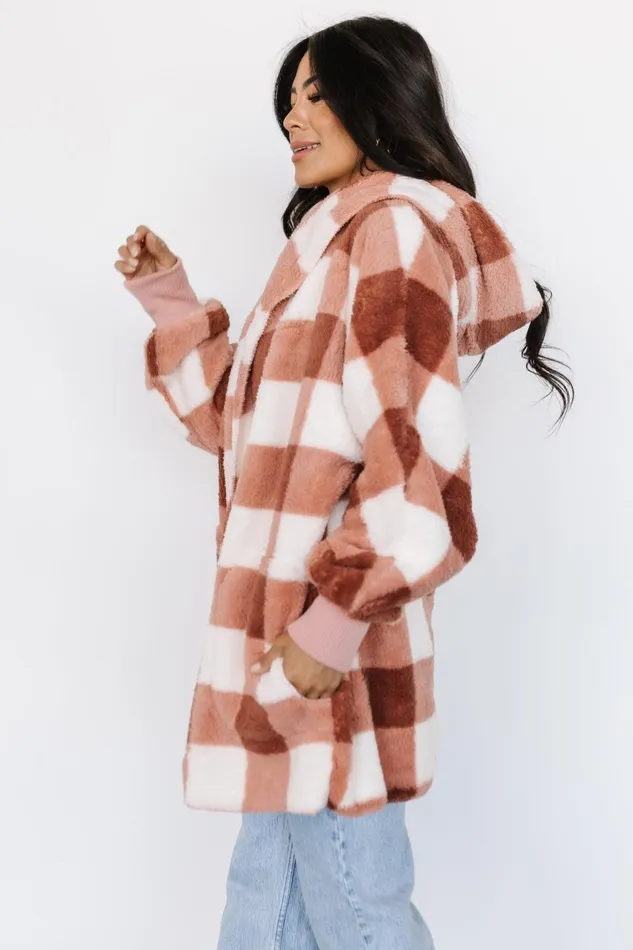Lincoln Teddy Cardigan Berry White Women Baltic Born Outerwear Lincoln Teddy Cardigan Berry White Women Baltic Born Outerwear