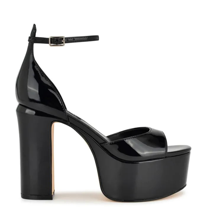 Liya Dress Sandals Black Women Nine West Dress