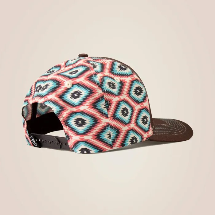 Logo Aztec Back Cap Brown Women Ariat Hats and Caps Logo Aztec Back Cap Brown Women Ariat Hats and Caps