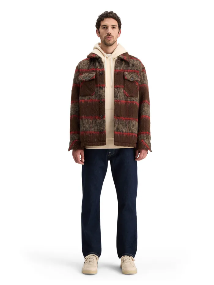 LOGO BADGE HOODIE Parchment Men Scotch and Soda Sweatshirts and Hoodies