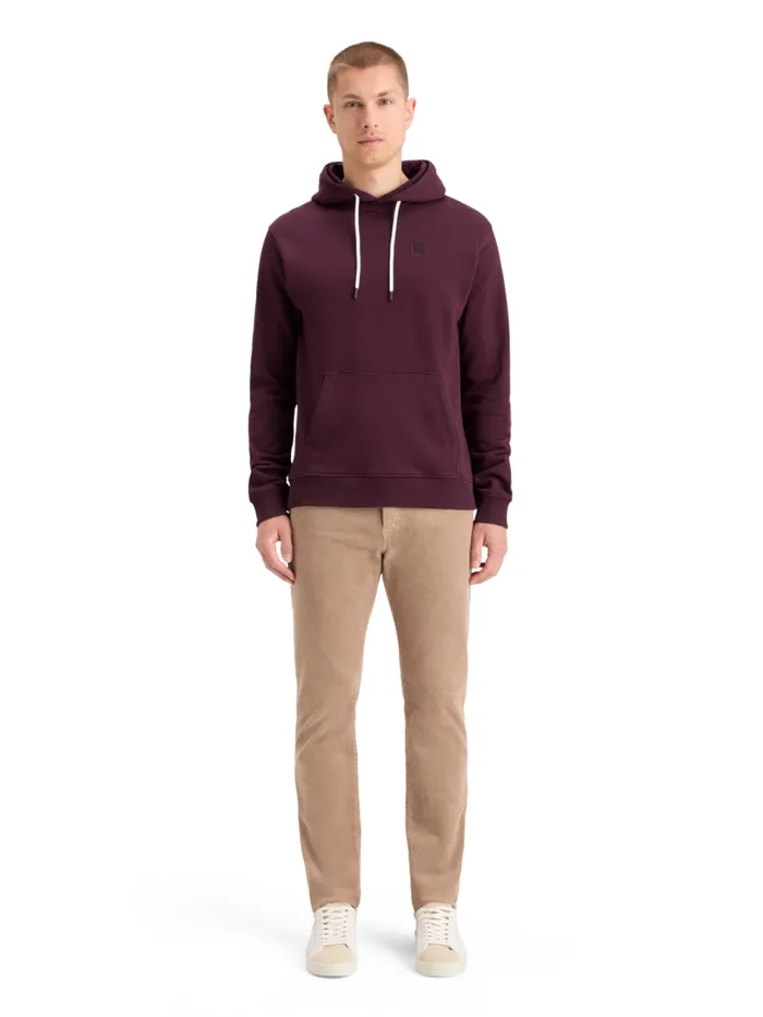 LOGO BADGE HOODIE Parchment Men Scotch and Soda Sweatshirts and Hoodies