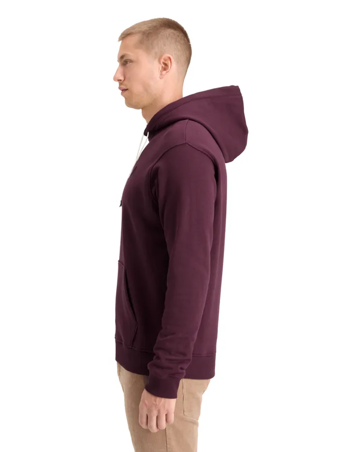 LOGO BADGE HOODIE Parchment Men Scotch and Soda Sweatshirts and Hoodies