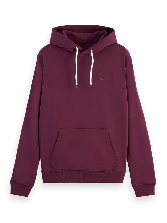 LOGO BADGE HOODIE Parchment Men Scotch and Soda Sweatshirts and Hoodies
