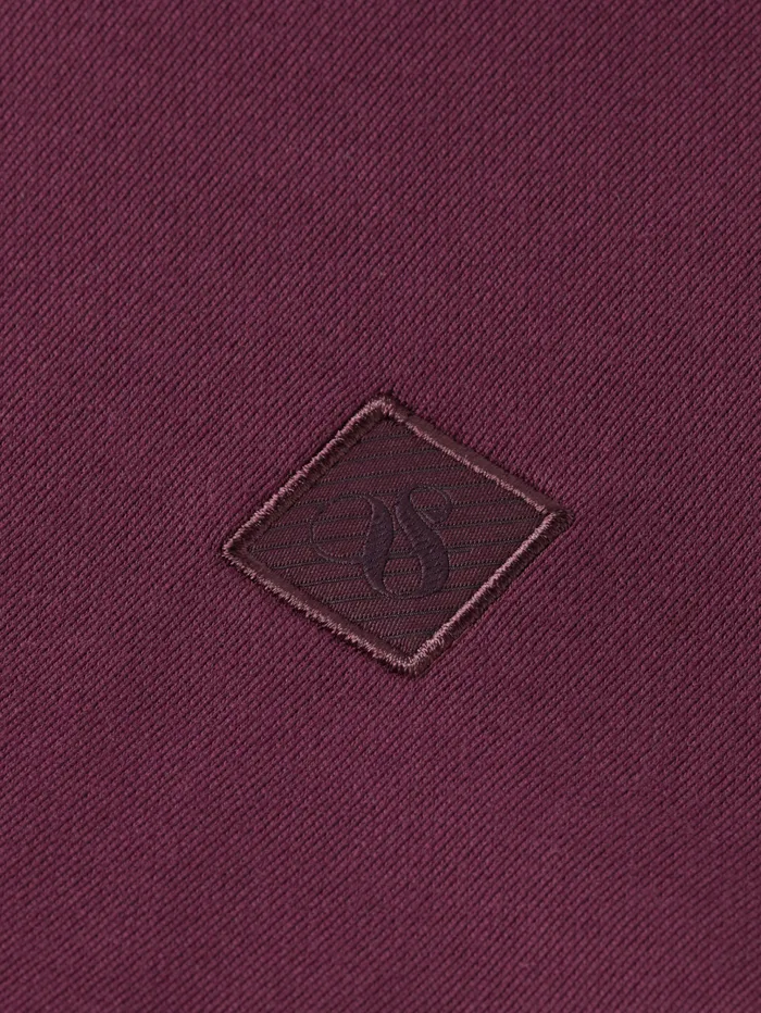 LOGO BADGE HOODIE Parchment Men Scotch and Soda Sweatshirts and Hoodies