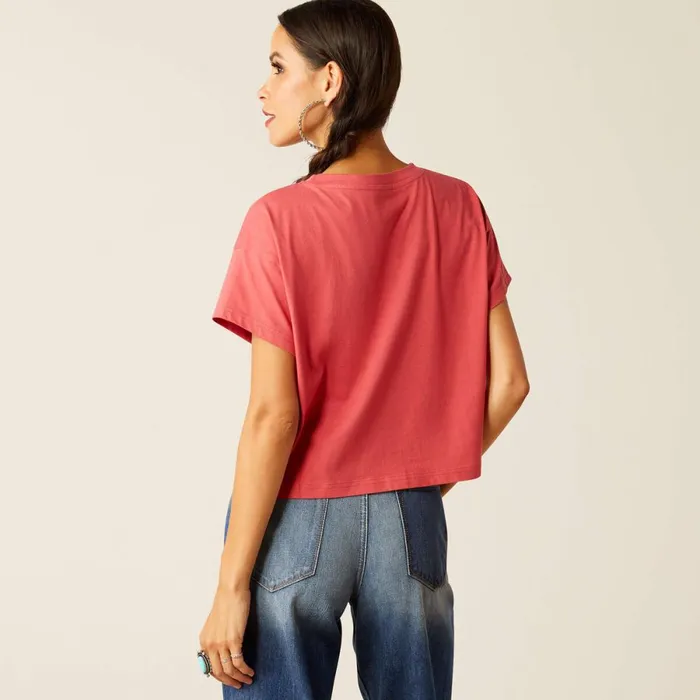 Lone Star TShirt Garnet Rose Women Ariat TShirts and Tops Lone Star TShirt Garnet Rose Women Ariat TShirts and Tops