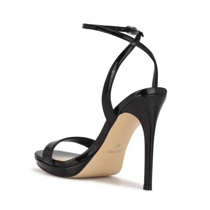 Loola Ankle Strap Sandals Black Women Nine West Dress Loola Ankle Strap Sandals Black Women Nine West Dress