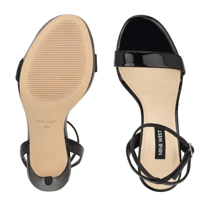 Loola Ankle Strap Sandals Black Women Nine West Dress Loola Ankle Strap Sandals Black Women Nine West Dress