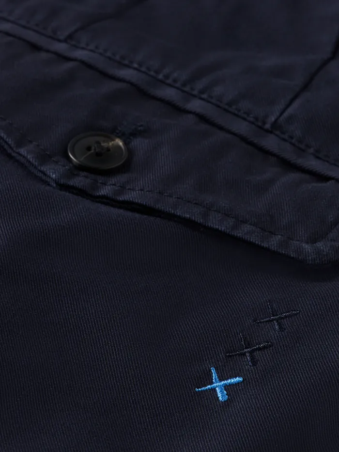LOOSE TAPERED PLEATED COTTONTENCEL CARGO Night Men Scotch and Soda Pants