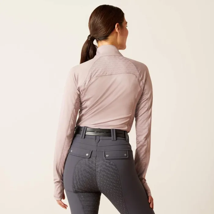 Lowell 20 14 Zip Baselayer Quail Women Ariat TShirts and Tops Lowell 20 14 Zip Baselayer Quail Women Ariat TShirts and Tops