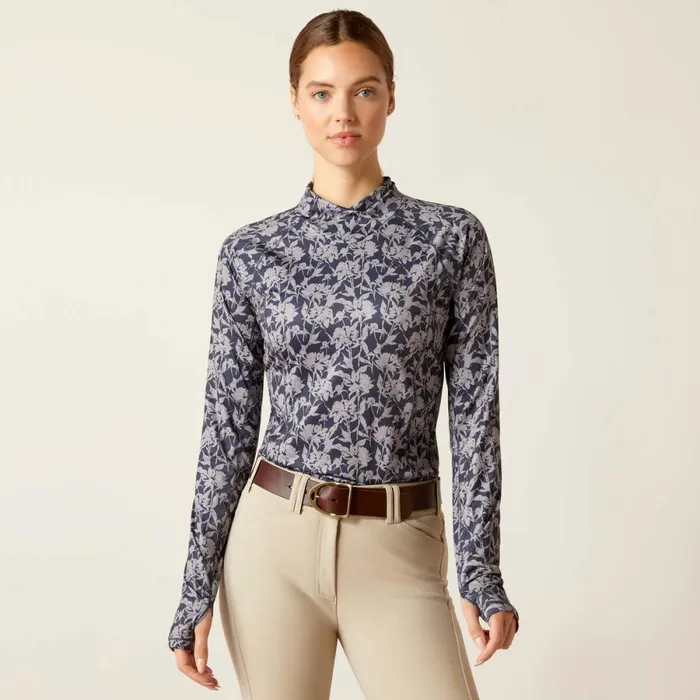 Lowell Wrap Baselayer Block Flower Women Ariat TShirts and Tops