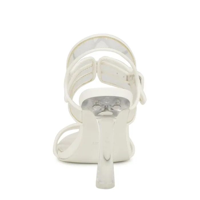 Lucile Clear Strappy Sandals Clear Women Nine West Dress