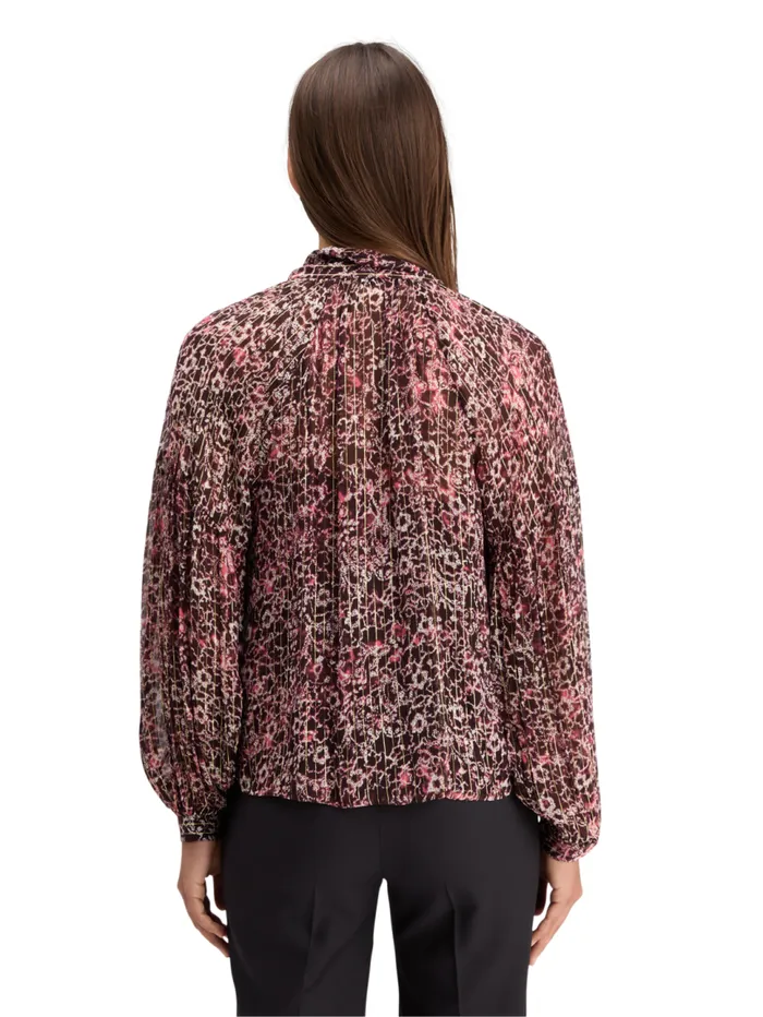 LUREX TOP WITH BOW NECK Evening Black Women Scotch and Soda Blouses and Shirts LUREX TOP WITH BOW NECK Evening Black Women Scotch and Soda Blouses and Shirts