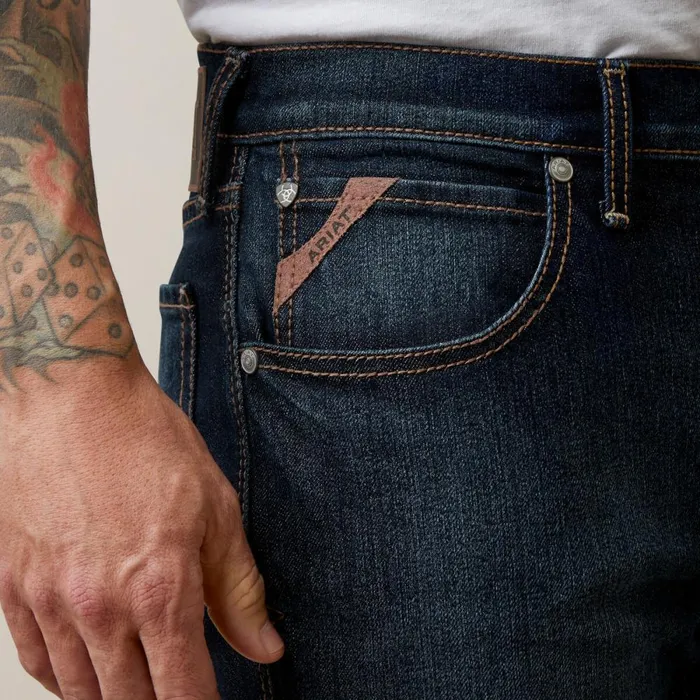 M1 Vintage Hansen Straight Jean Clayton Men Ariat Denim M1 Vintage Hansen Straight Jean Clayton Men Ariat Denim