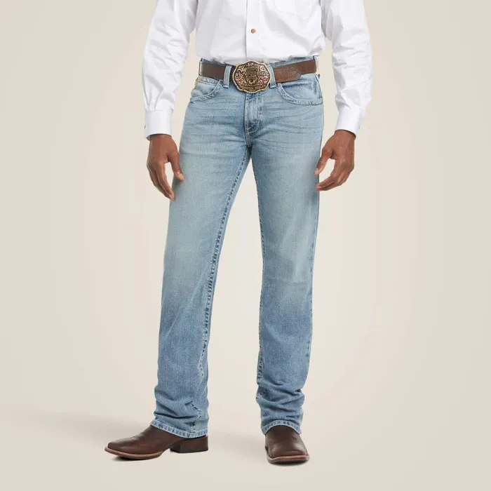 M5 Slim Stirling Stretch Stackable Straight Leg Jean Nolin Men Ariat Denim