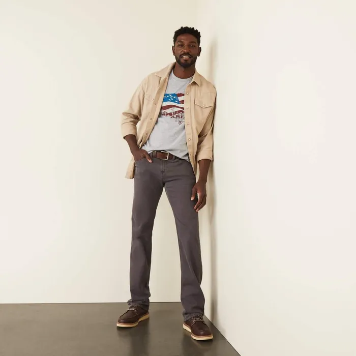 M7 Grizzly Straight Jean Charcoal Men Ariat Denim M7 Grizzly Straight Jean Charcoal Men Ariat Denim