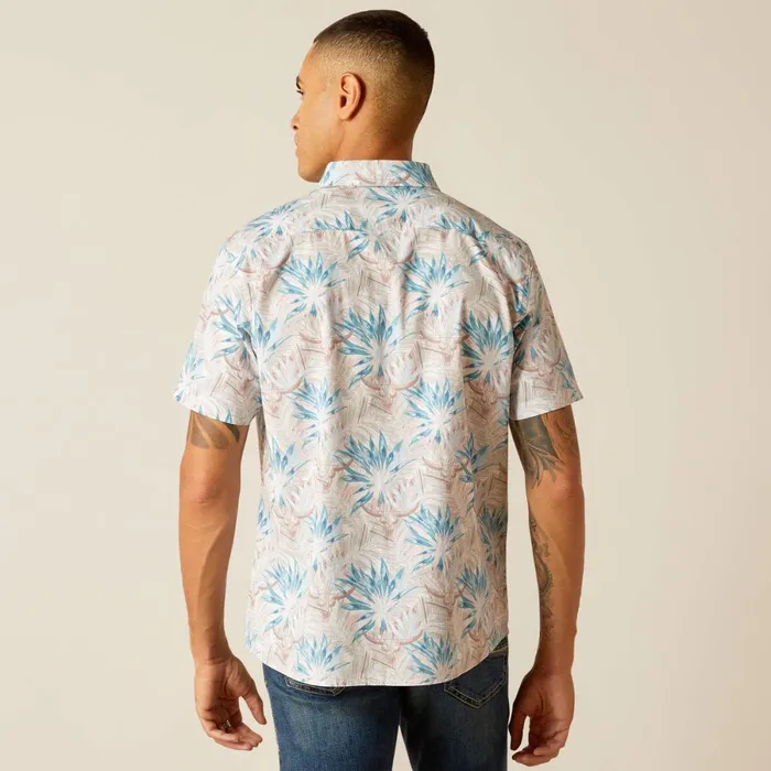 Macklin Stretch Modern Fit Shirt Moonbeam Men Ariat Button Down Shirts Macklin Stretch Modern Fit Shirt Moonbeam Men Ariat Button Down Shirts