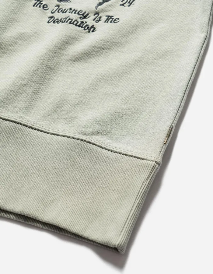 Maharishi Crew Sweats 5248 Dragon Map Vintage Crew Sweat Sage 8211 Men