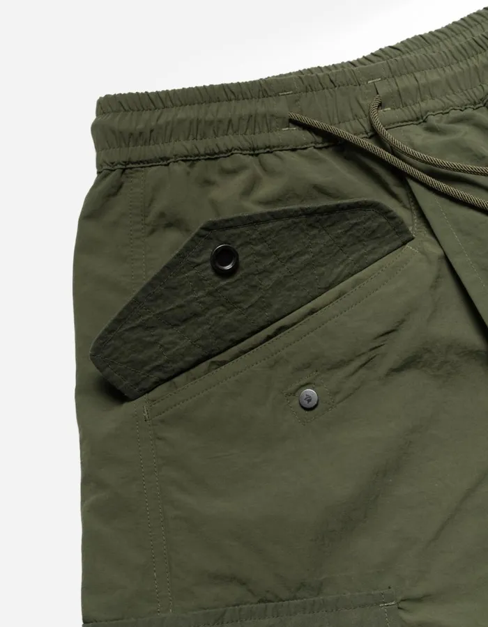 Maharishi Hakama Pants 5283 Asym Cargo Hakama Pants WR Olive 8211 Men