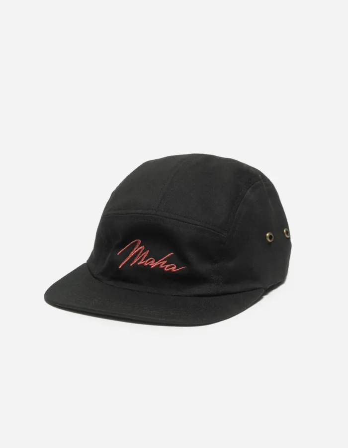 Maharishi Hats 1363 Maha Embroidered 5 Panel Cap Black 8211 Men