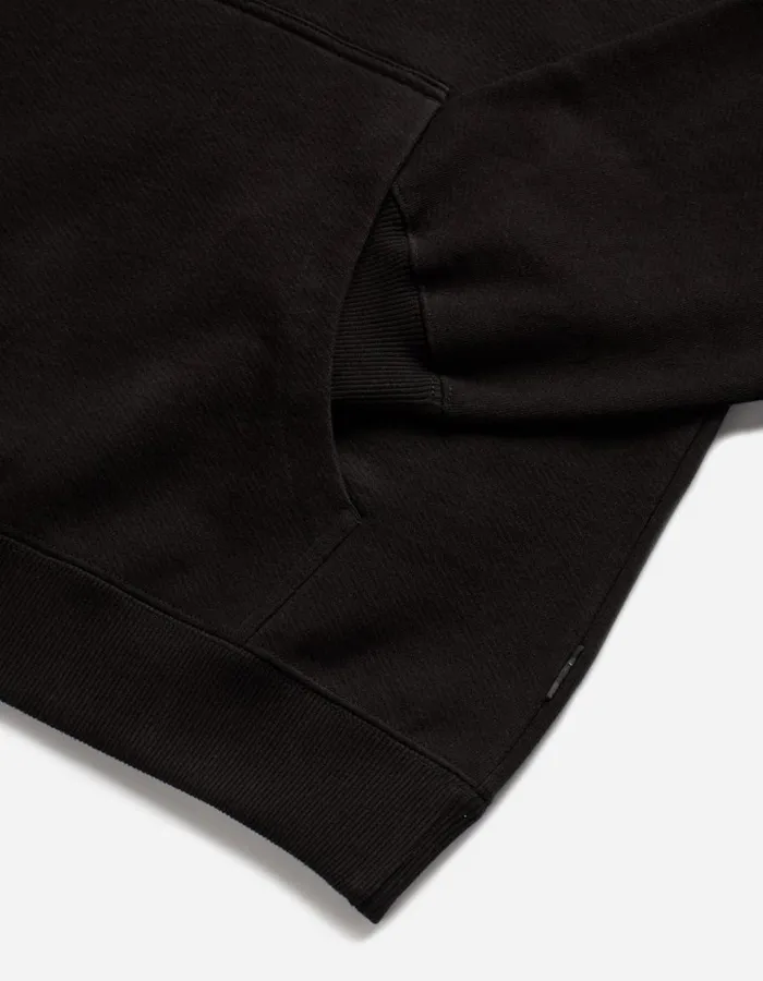 Maharishi Hooded Sweats 4622 Maharishi Organic Hooded Sweat Black 8211 Men