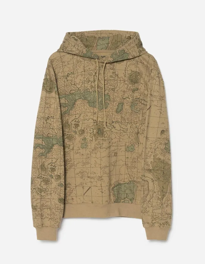 Maharishi Hooded Sweats 5228 Contour Hooded Sweat Desert 8211 Men