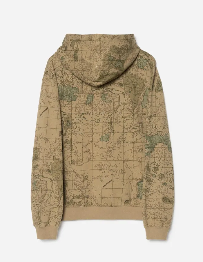 Maharishi Hooded Sweats 5228 Contour Hooded Sweat Desert 8211 Men