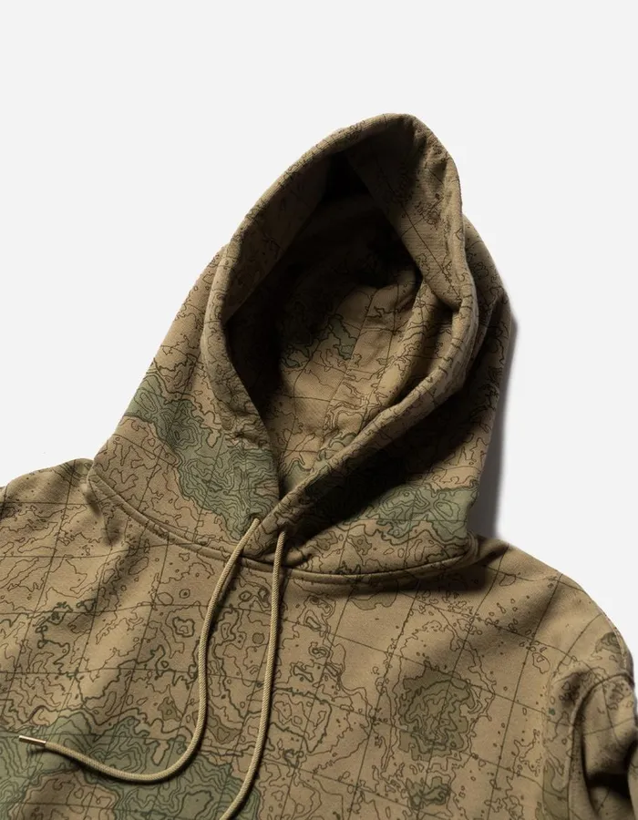 Maharishi Hooded Sweats 5228 Contour Hooded Sweat Desert 8211 Men
