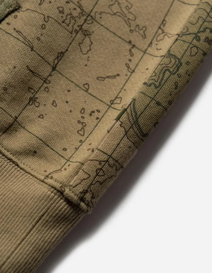 Maharishi Hooded Sweats 5228 Contour Hooded Sweat Desert 8211 Men