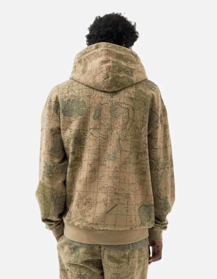 Maharishi Hooded Sweats 5228 Contour Hooded Sweat Desert 8211 Men