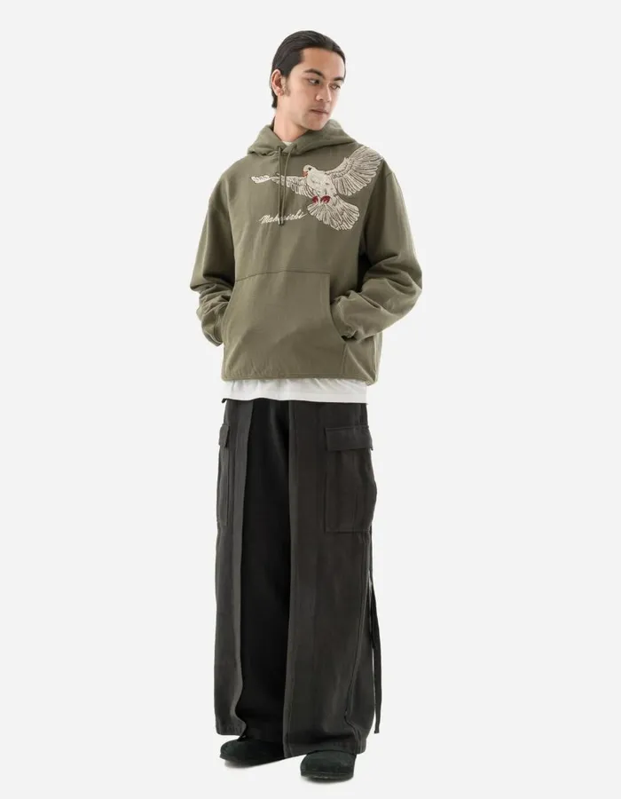 Maharishi Hooded Sweats 5321 Peace Dove Hooded Sweat Olive OG107F 8211 Men