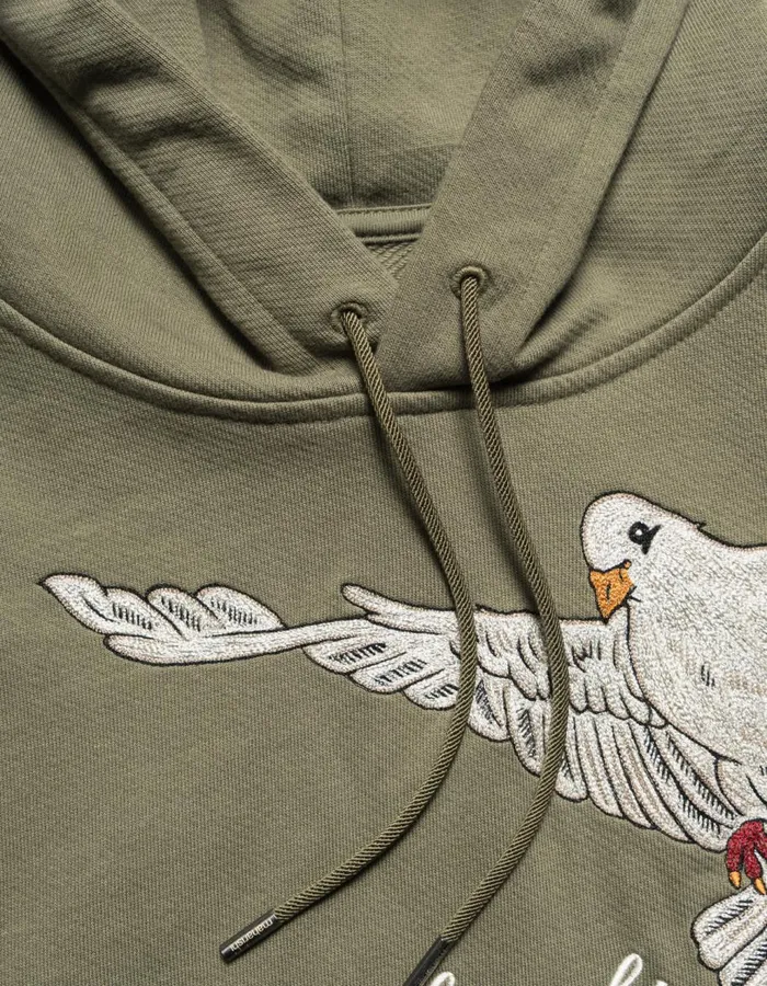 Maharishi Hooded Sweats 5321 Peace Dove Hooded Sweat Olive OG107F 8211 Men