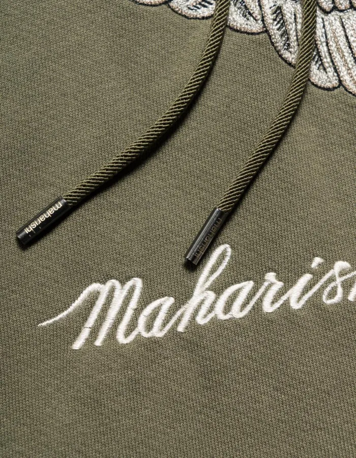 Maharishi Hooded Sweats 5321 Peace Dove Hooded Sweat Olive OG107F 8211 Men