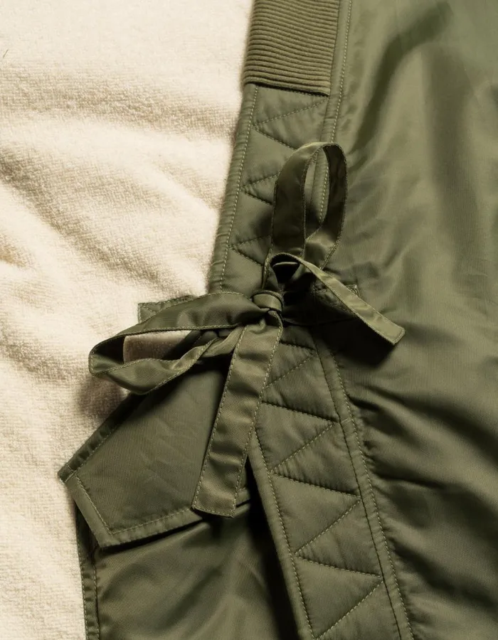 Maharishi Kimonos 5257 Fleece CWU Flight Kimono OliveEcru 8211 Men