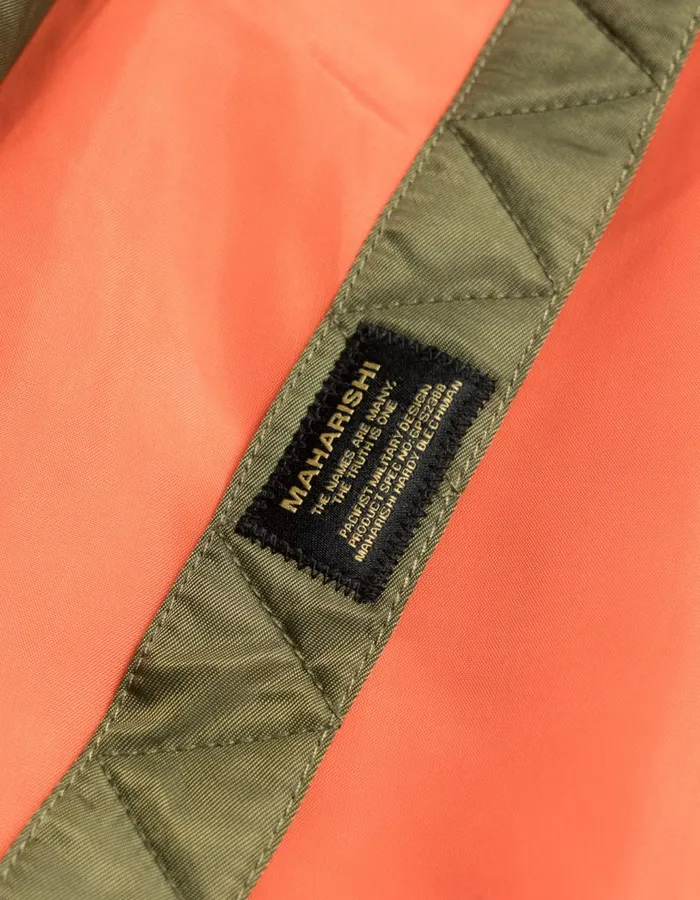 Maharishi Kimonos 5257 Fleece CWU Flight Kimono OliveEcru 8211 Men