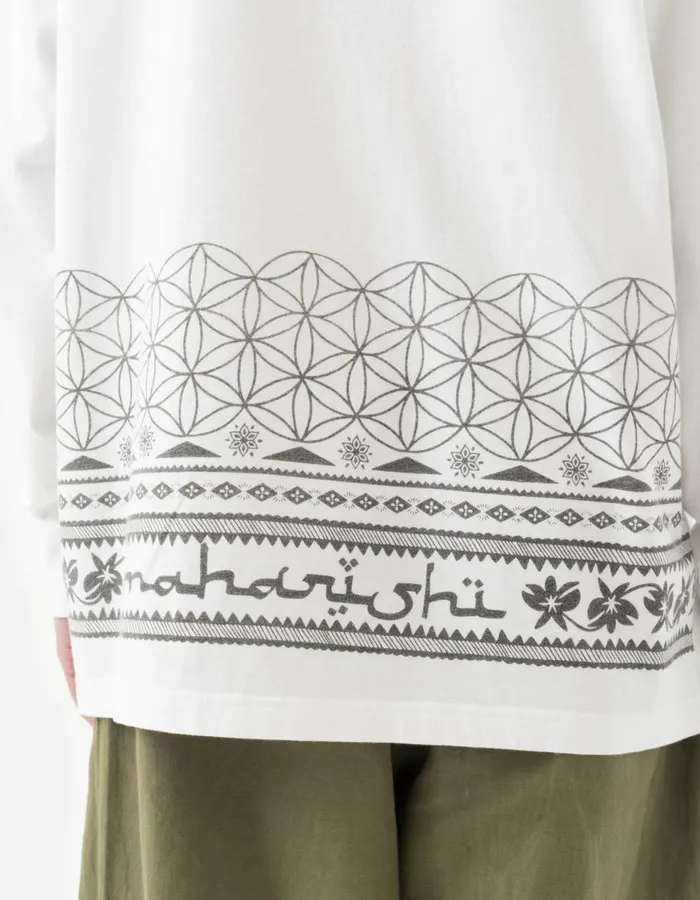 Maharishi Long Sleeve TShirts 1352 Thar Maharishi LS TShirt White 8211 Men