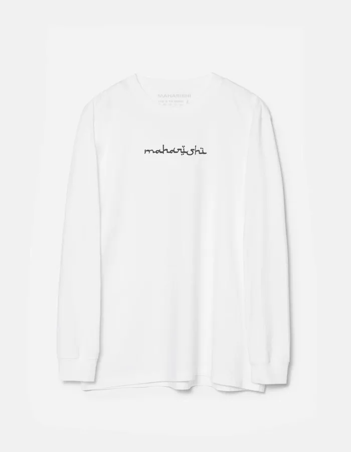 Maharishi Long Sleeve TShirts 1352 Thar Maharishi LS TShirt White 8211 Men