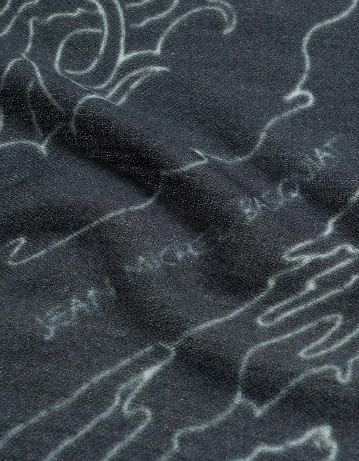 Maharishi Scarves 5139 Maha Basquiat Pashmina Black 8211 Men