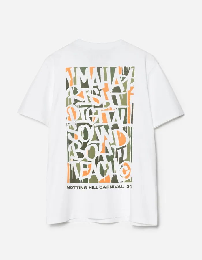 Maharishi Short Sleeve TShirts 1552 Maharishi X Digital SoundBoy TShirt White 8211 Men