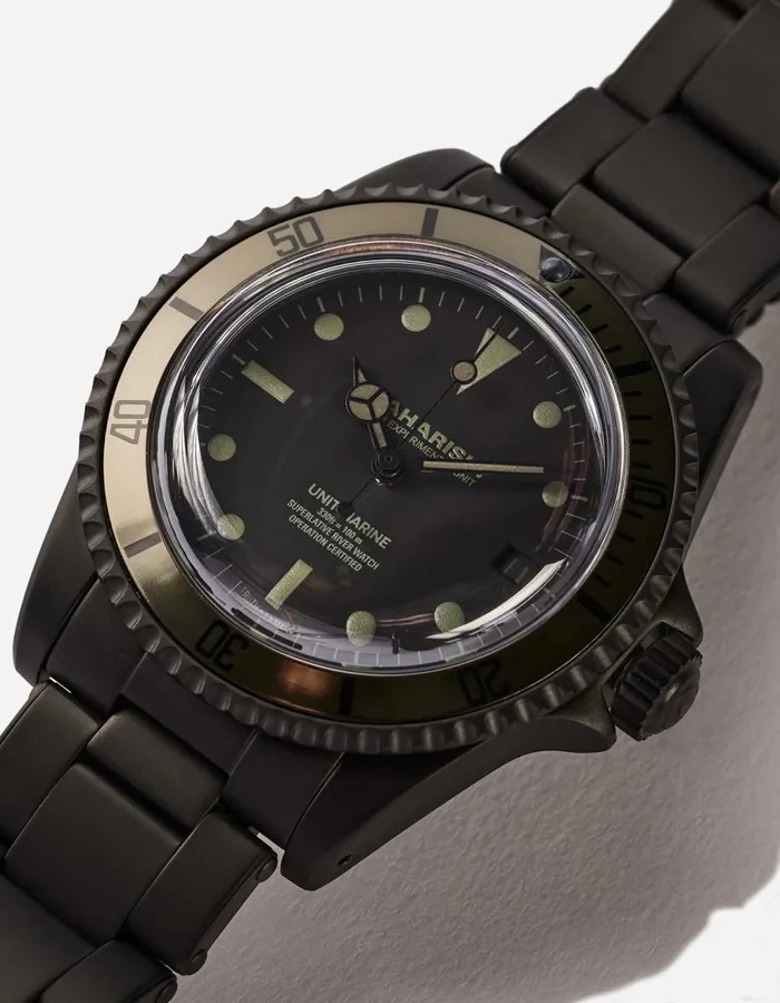 Maharishi Watches and Jewellery 1120 Stealth Marine Watch Subdued Olive 8211 Men