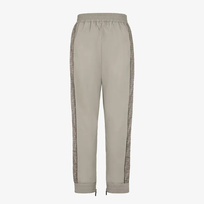 Man Beige Tech Fabric Trousers Beige Fendi Activewear