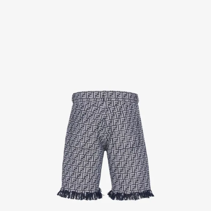 Man Blue Ff Denim Trousers Blue Fendi Coordinated Sets