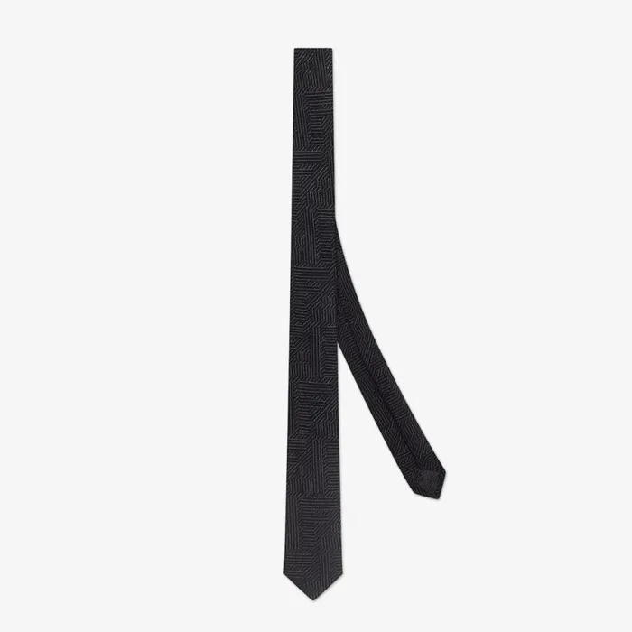 Man Blue Wool Tie Blue Fendi Ties