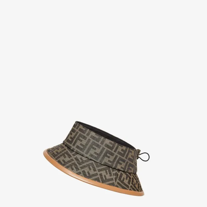 Man Ff Fabric Visor Multicolour Fendi Hats and Gloves