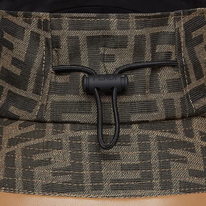 Man Ff Fabric Visor Multicolour Fendi Hats and Gloves