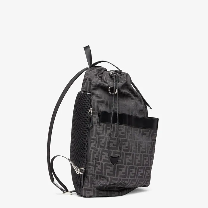Man Ff Jacquard Fabric Backpack Multicolour Fendi Backpacks