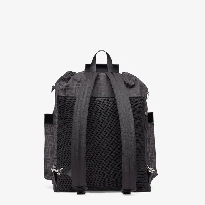 Man Ff Jacquard Fabric Backpack Multicolour Fendi Backpacks