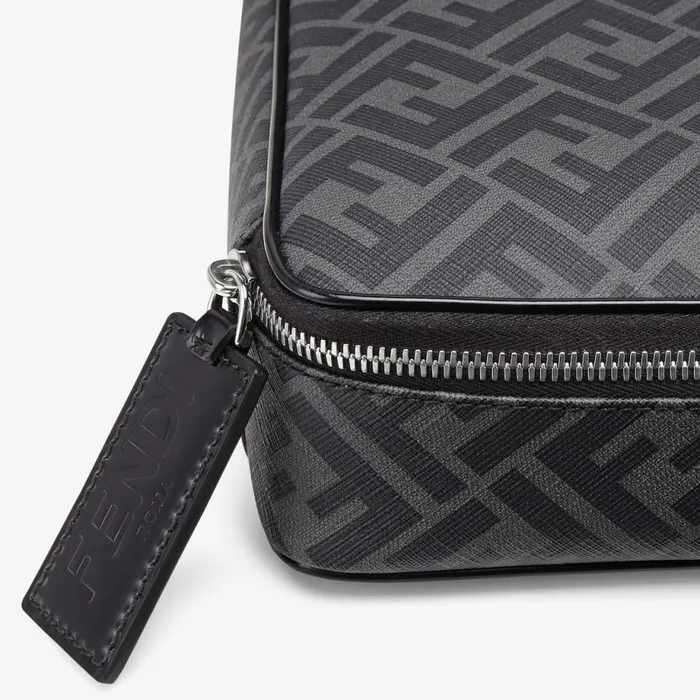 Man Grey Fabric Shirt Carrier Grey Fendi Travel and Lifestyle