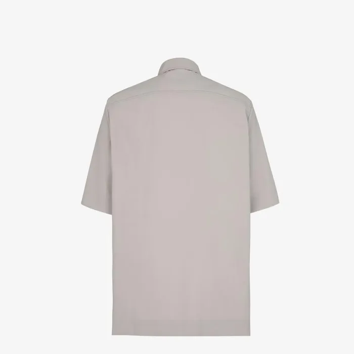 Man Grey Nylon Shirt Grey Fendi Shirts
