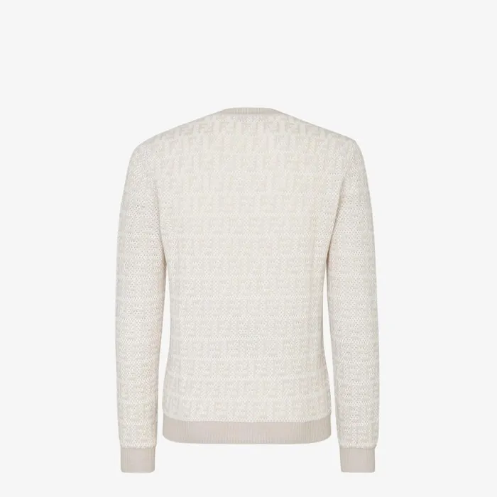Man Multicolour Ff Knit Pullover Multicolour Fendi Knitwear