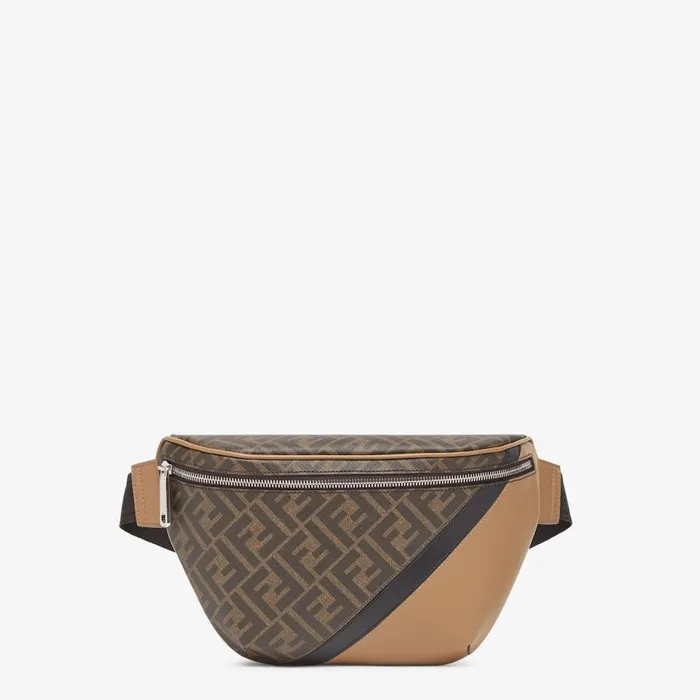 Man Multicolour Leather Belt Bag Multicolour Fendi Belt Bags